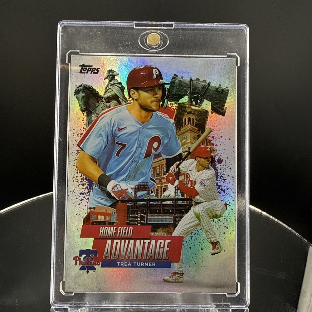 2025 Topps Series 1 Home Field Advantage Trea Turner HA-34 Case Hit SP Phillies